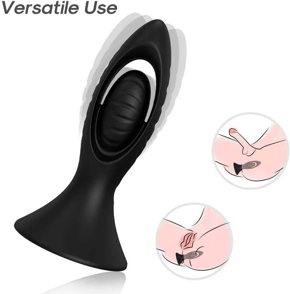 B Series Joy B serijos Joy Plug nuotolinio valdymo pulto analinis kištukas Vibruojantis silikoninis vandeniui atsparus kištukas