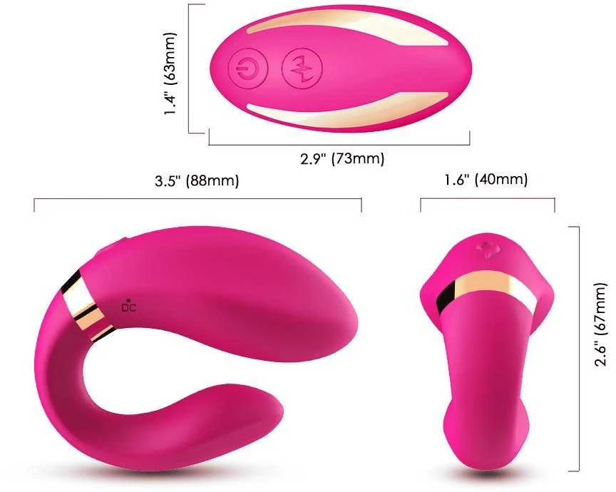 B Series Joy B serijos Joy Dual vibratorius poroms g taško klitorio 9 režimu