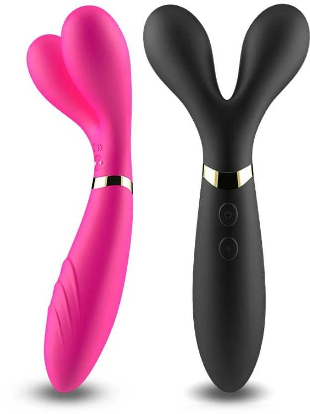 B Series Joy B serijos Joy Double vibratorius, masažuoklis, stimuliatorius, 9 režimai, 19 cm