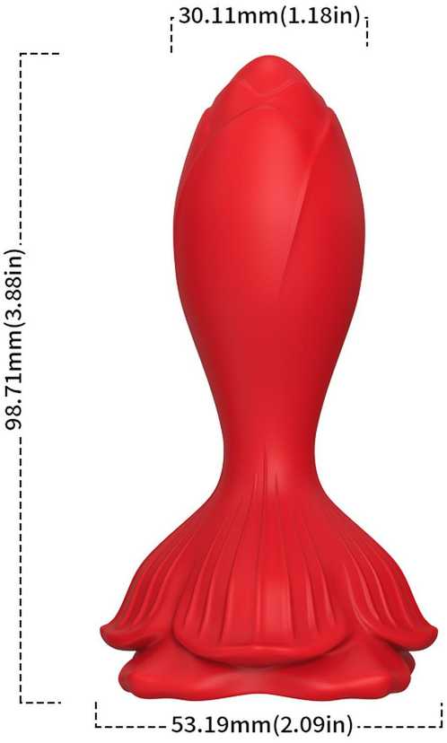 B Series Joy Rosenberg Raudona, 9 vibracijos funkcijos