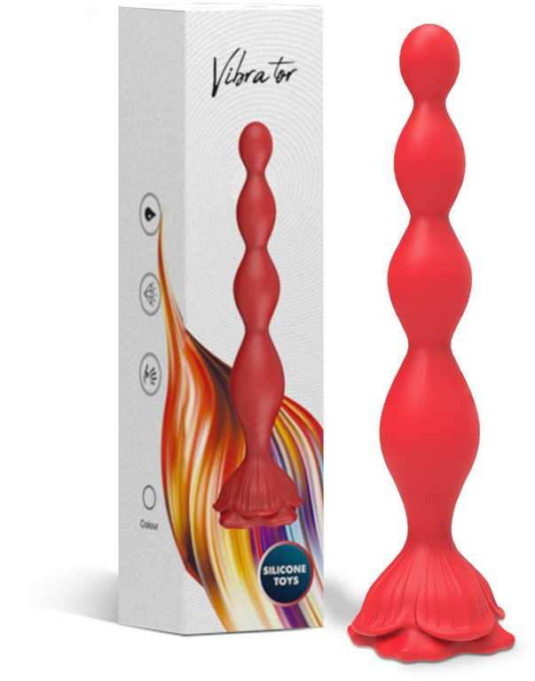 B Series Joy Rosestick Raudona, 9 vibracijos funkcijos