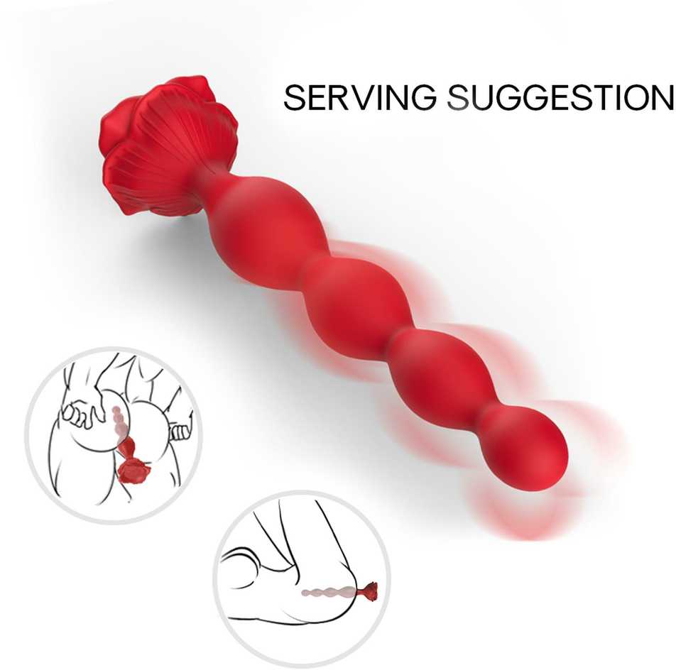 B Series Joy Rosestick Raudona, 9 vibracijos funkcijos