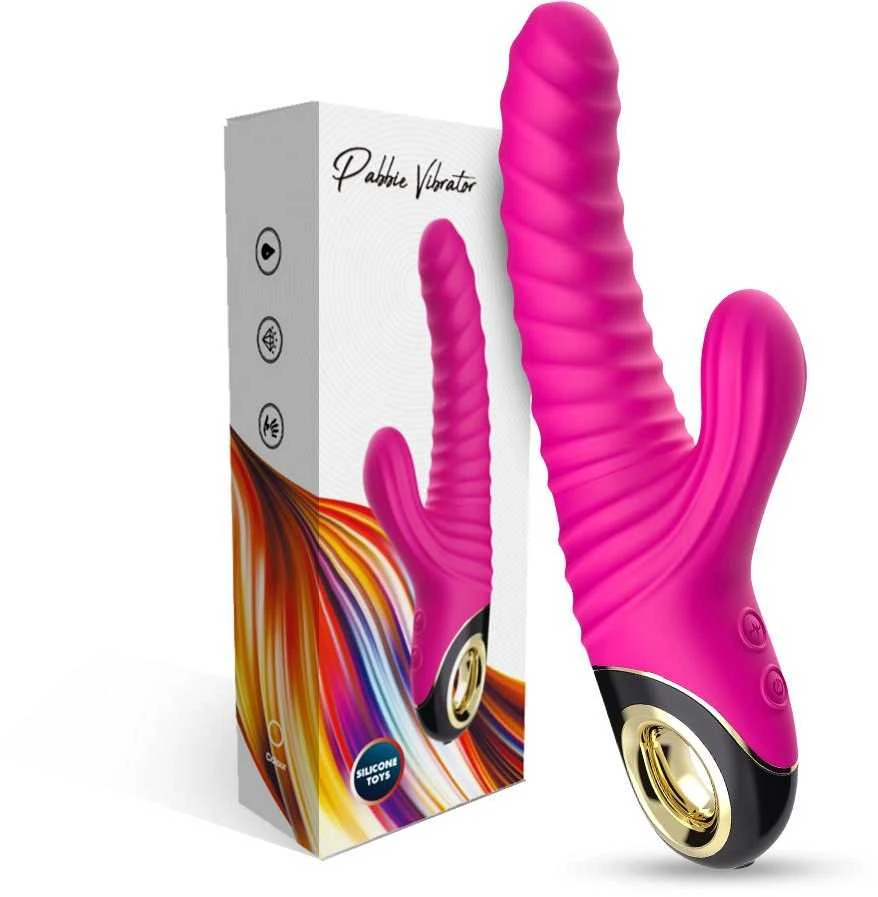 B Series Joy B serijos Joy Bunny Vibratorius daugiafunkcinis 22cm 2x9 režimai