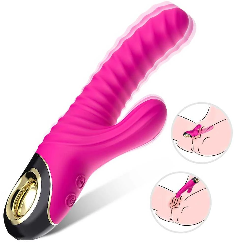 B Series Joy B serijos Joy Bunny Vibratorius daugiafunkcinis 22cm 2x9 režimai