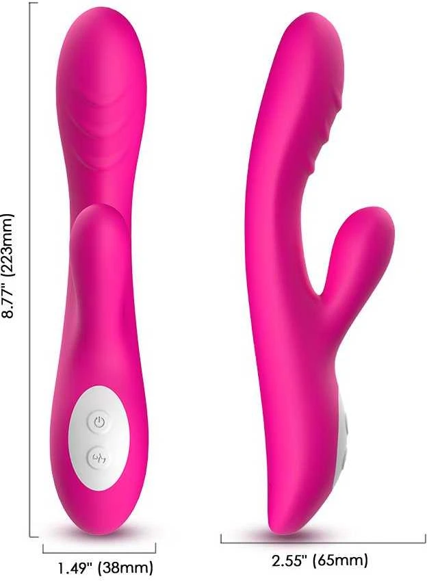 B Series Joy B serijos Joy Bunny vibratorius šildomas šiltas 9 režimas 22 cm