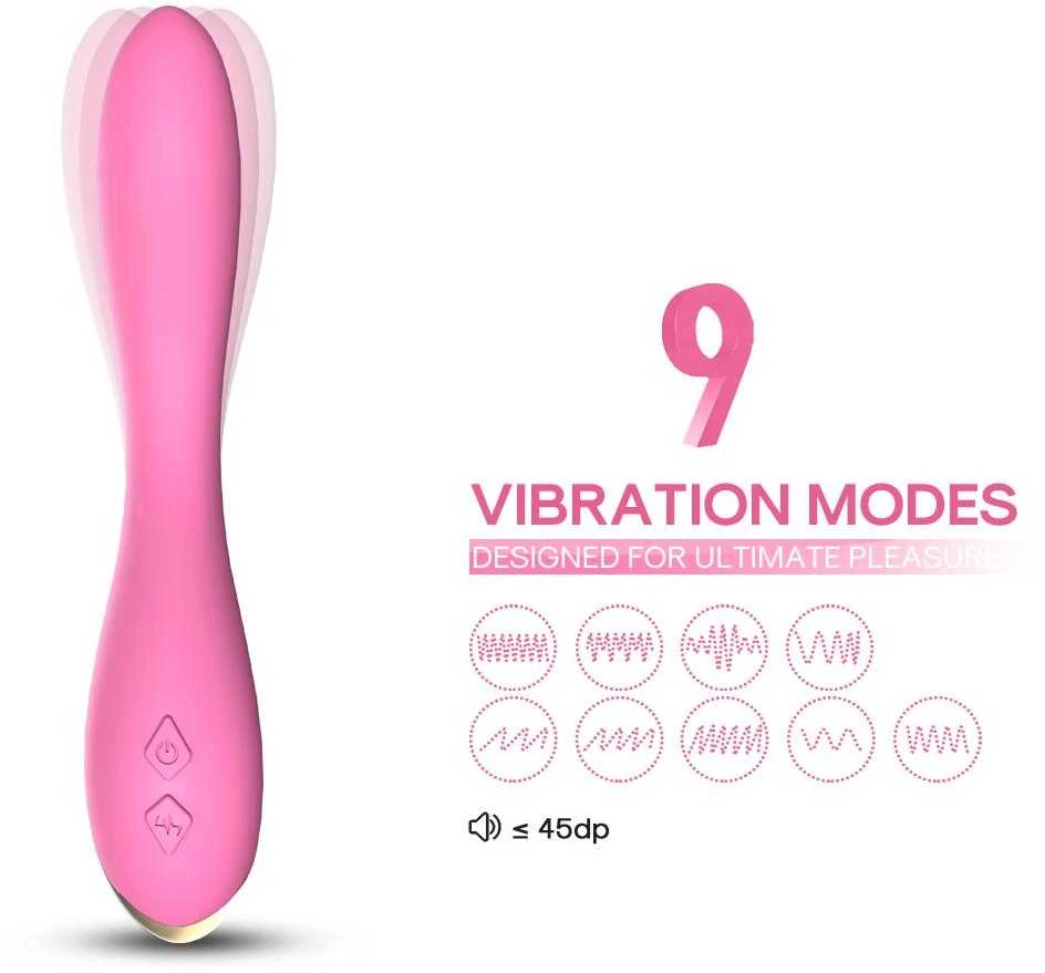 B Series Joy B serijos Joy Vibrator masažuoklis g taško stimuliatorius 22cm 9 režimai
