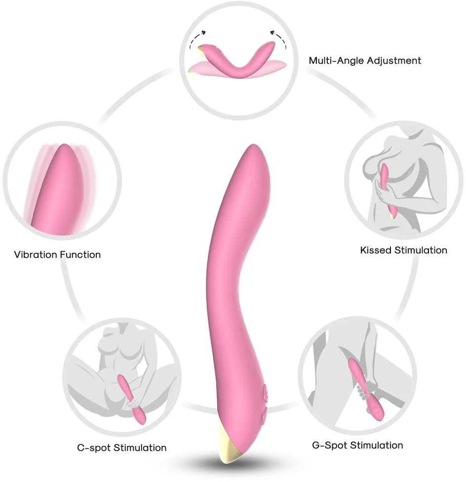 B Series Joy B serijos Joy Vibrator masažuoklis g taško stimuliatorius 22cm 9 režimai