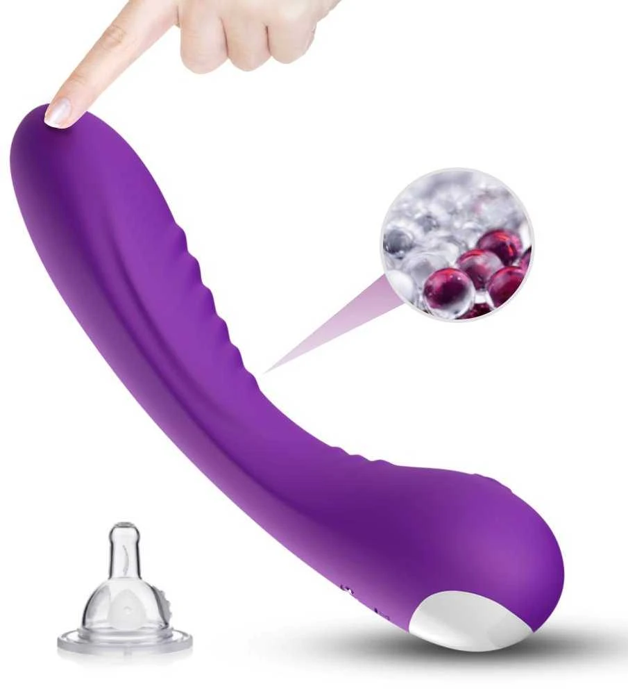 B Series Joy B serijos „Joy“ G taško vibratorius klitorio masažui, 18 cm, 9 režimai