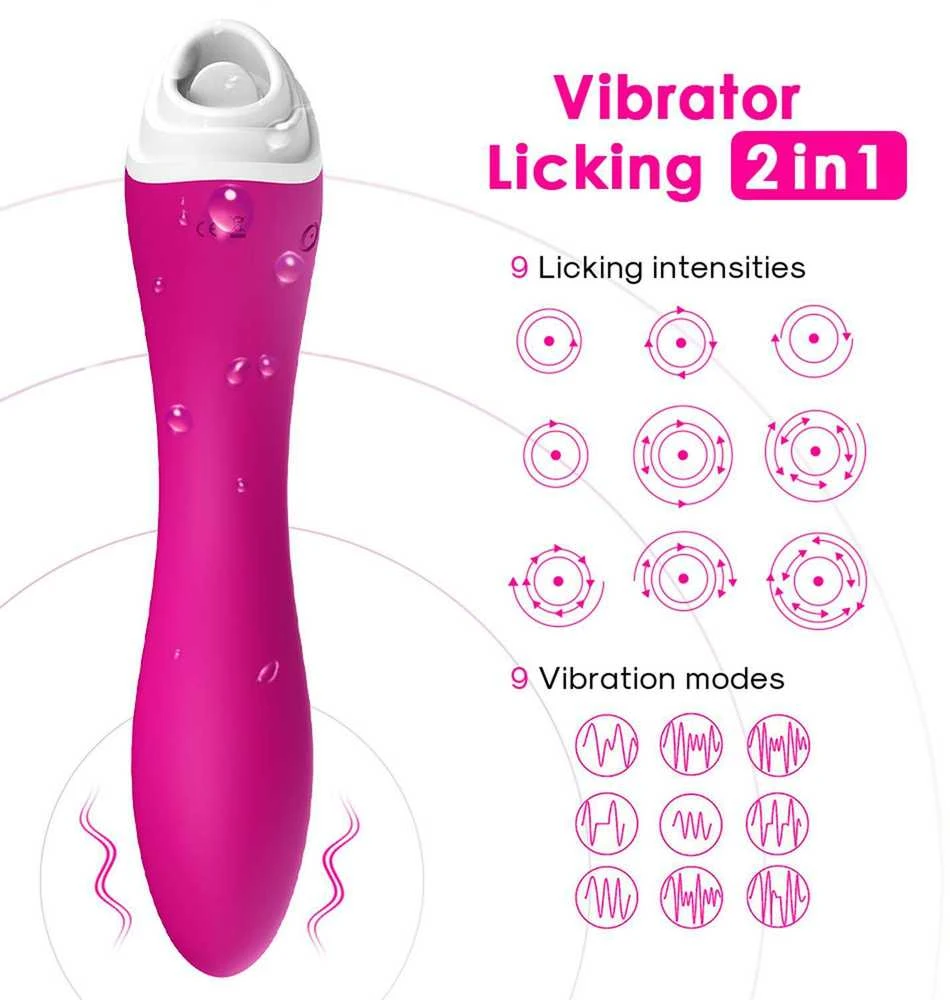B Series Joy B serijos Joy G taško vibratorius, klitorio masažuoklis, 19 cm, 9 režimai