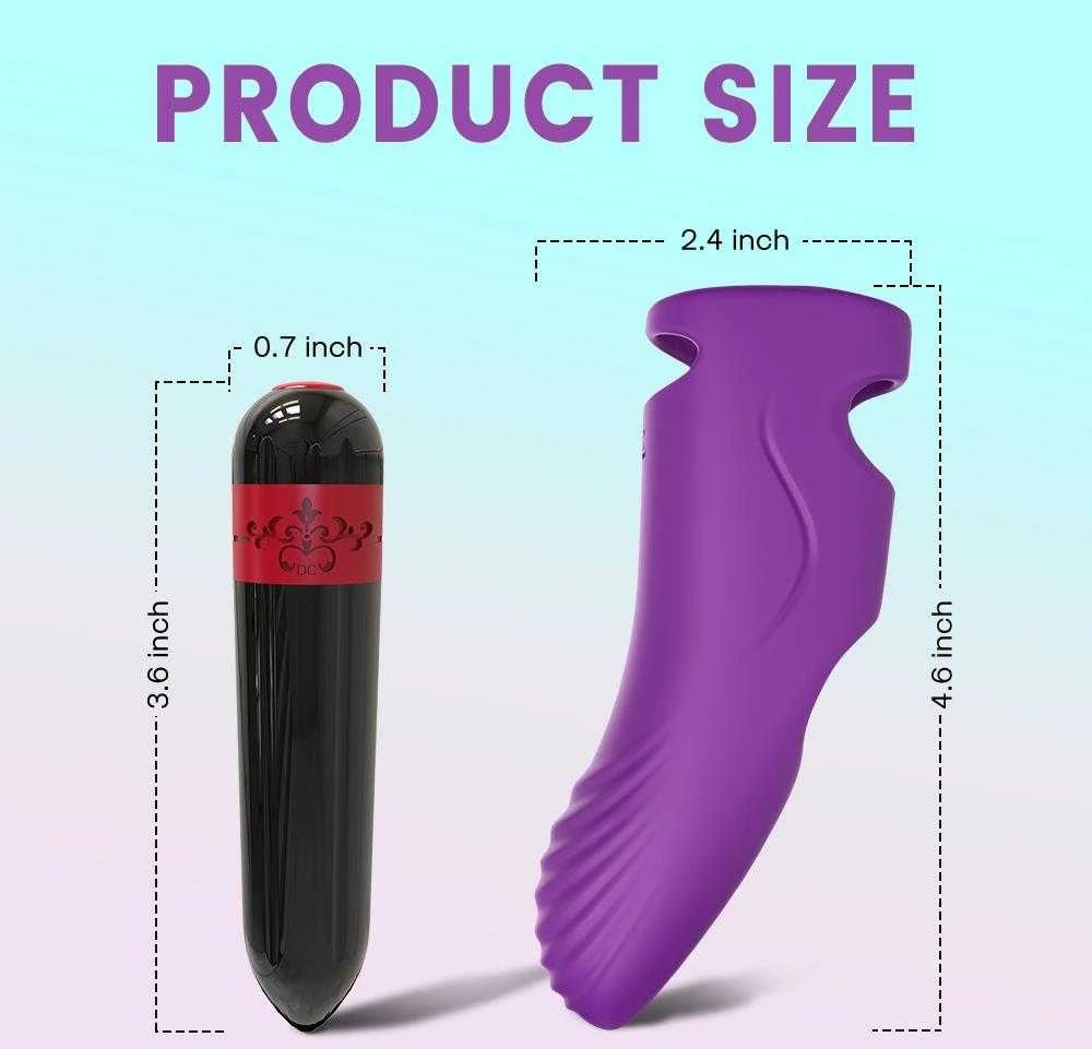 B Series Joy B serijos Joy G taško vibratorius pirštui, 9 režimai, 11 cm