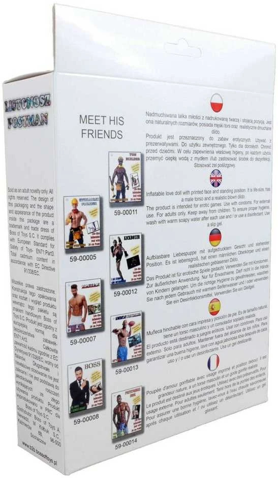 B Series Lala Dmuchana vyriška sex lalka facet su dużym kutasem