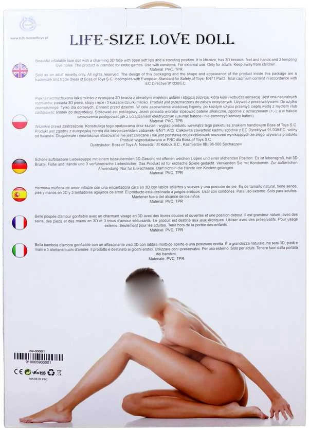B Series Lala B serija Lala Lėlė 3d tikroviškos pripučiamos cyberskin vibracijos