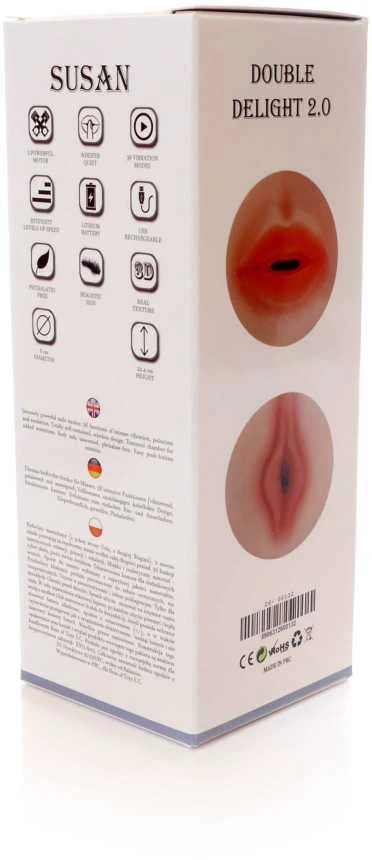 B Series Lyla B serijos Lyla masturbator dirbtinė makštis ir burnos ertmė 36 režimas