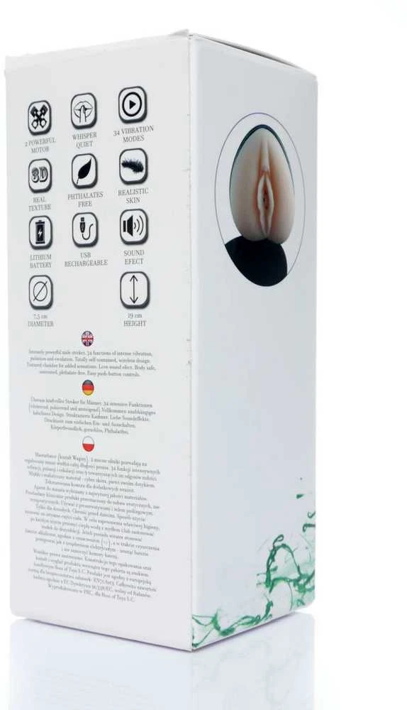 B Series Lyla B serija Lyla Masturbator vagina cyberskin 34 režimai garsai USB
