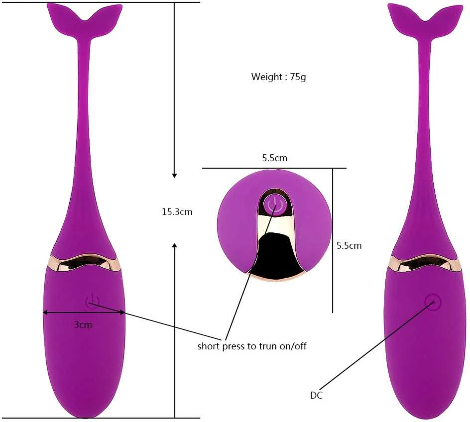 B Series Lyla Vibratong egg (pink) USB