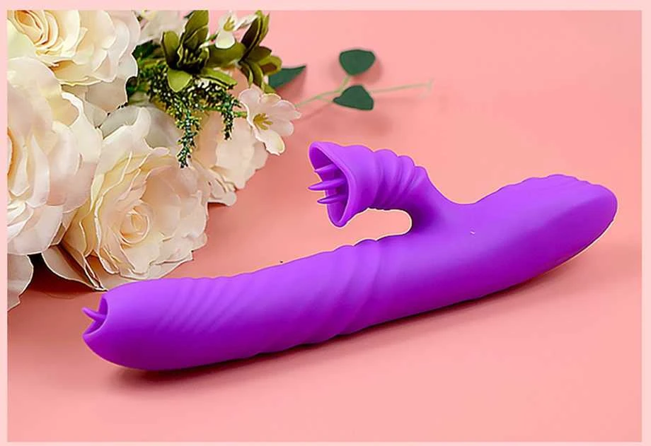 B Series Lyla B serijos Lyla Wibrator-Angelia USB 3 stūmimo funkcijos / 20 vibracijų Violetinė