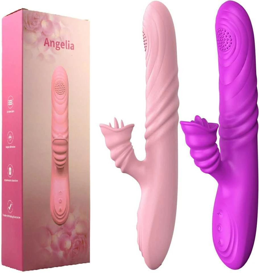 B Series Lyla B serija Lyla Wibrator-Angelia, USB 3 stūmimo funkcijos / 20 vibracijų Violetinė