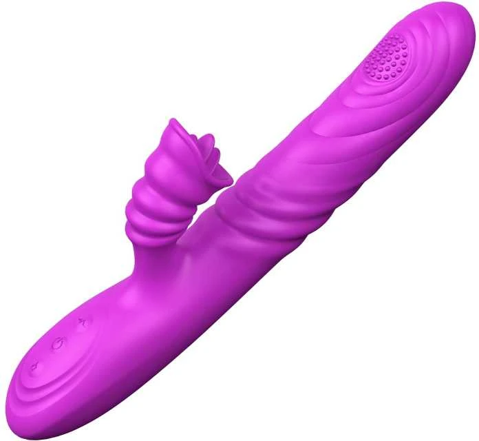 B Series Lyla B serija Lyla Wibrator-Angelia, USB 3 stūmimo funkcijos / 20 vibracijų Violetinė