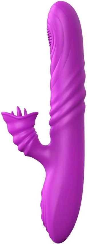 B Series Lyla B serija Lyla Wibrator-Angelia, USB 3 stūmimo funkcijos / 20 vibracijų Violetinė