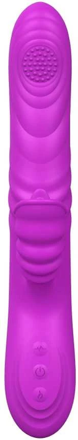 B Series Lyla B serija Lyla Wibrator-Angelia, USB 3 stūmimo funkcijos / 20 vibracijų Violetinė