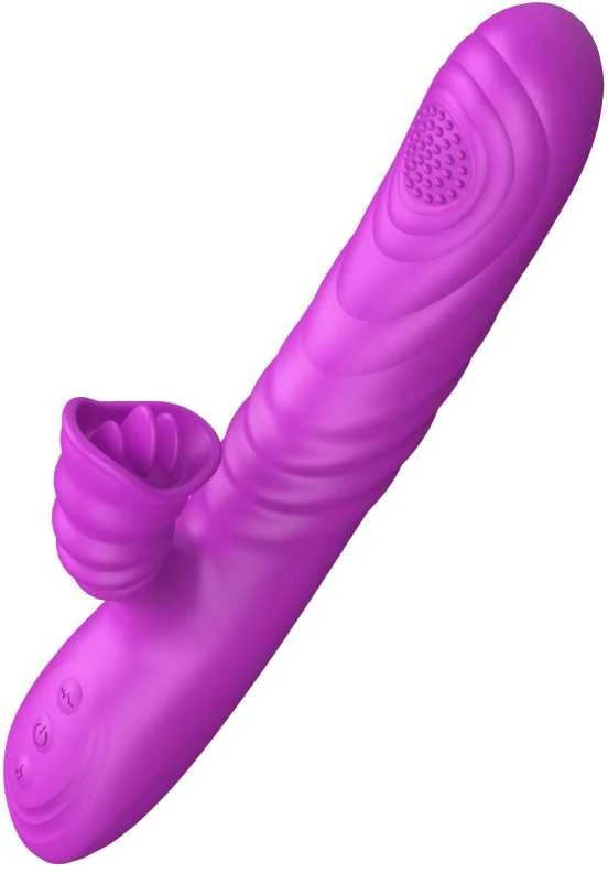 B Series Lyla B serija Lyla Wibrator-Angelia, USB 3 stūmimo funkcijos / 20 vibracijų Violetinė