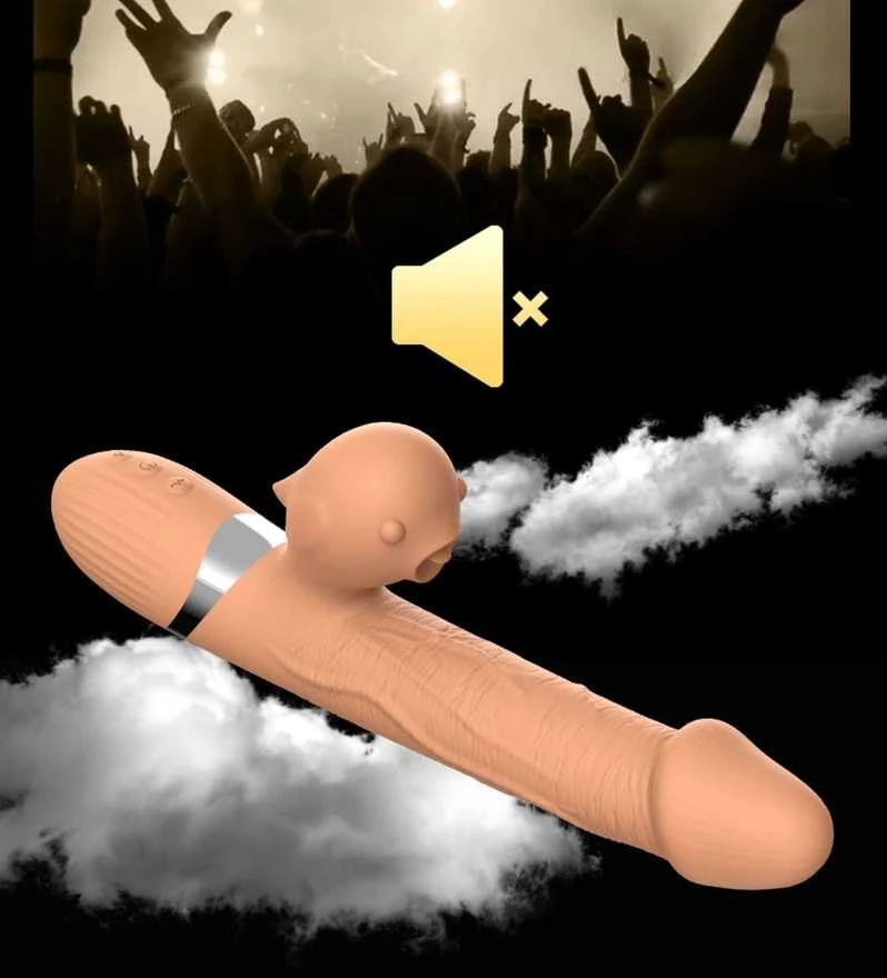B Series Lyla B serijos Lyla Vibratorius-Basia Thtusting Vibrator 2 in 1 Tongue Vibrators USB