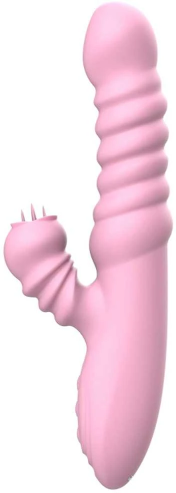 B Series Lyla B serijos Lyla Vibrator zuikis, rotacija, pašaras, 30 režimų, 24cm