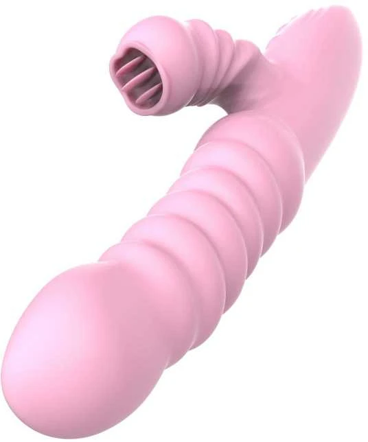 B Series Lyla B serijos Lyla Vibrator zuikis, rotacija, pašaras, 30 režimų, 24cm