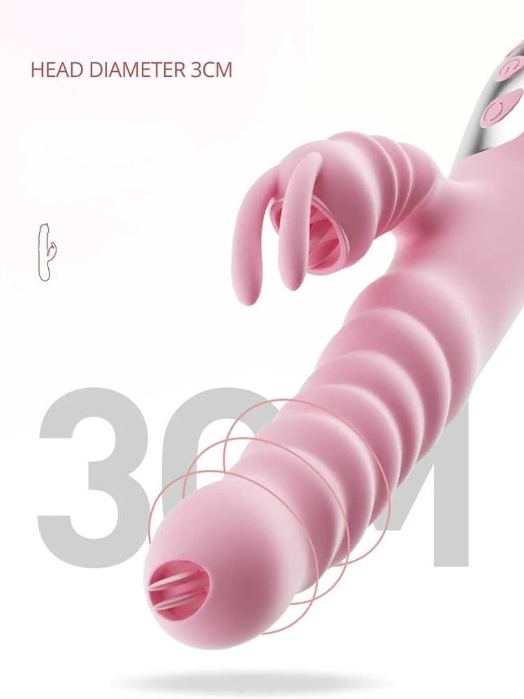 B Series Lyla B serijos Lyla Rabbit Vibrator 2in1 stiprus G taško makšties orgazmas