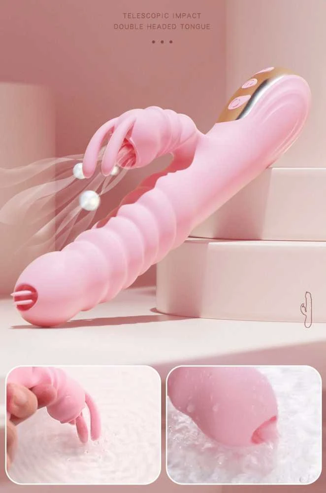 B Series Lyla B serijos Lyla Rabbit Vibrator 2in1 stiprus G taško makšties orgazmas