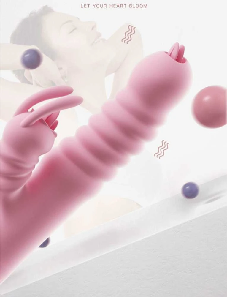 B Series Lyla B serijos Lyla Rabbit Vibrator 2in1 stiprus G taško makšties orgazmas