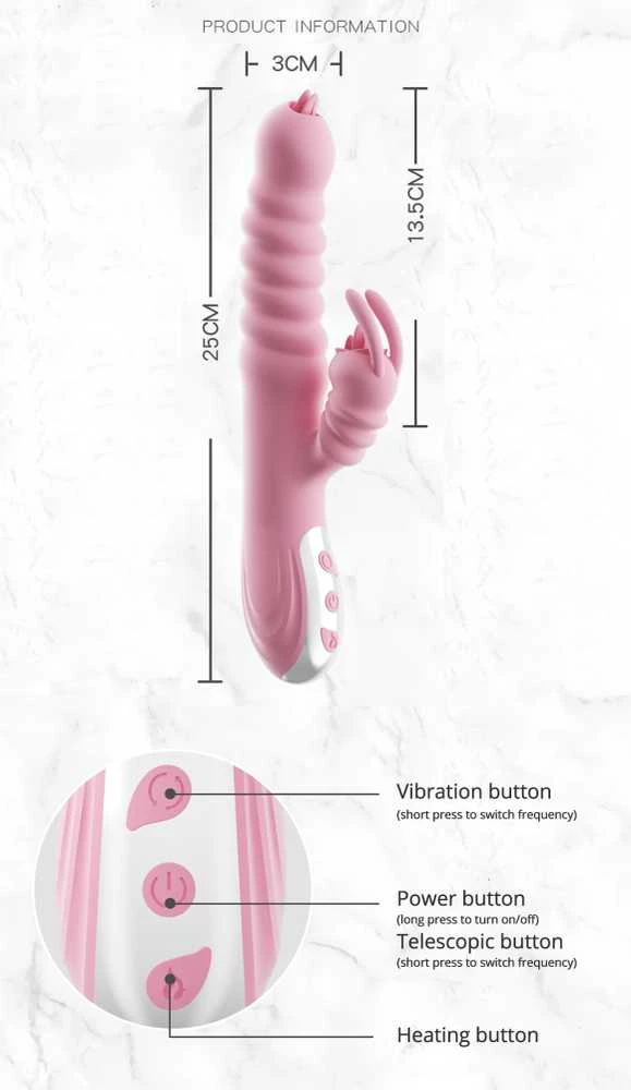 B Series Lyla B serijos Lyla Rabbit Vibrator 2in1 stiprus G taško makšties orgazmas