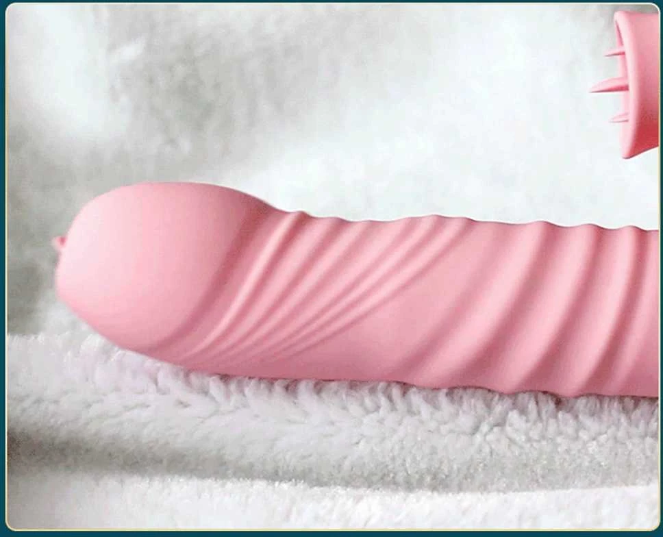 B Series Lyla B serijos Lyla Rabbit vibratorius šildo judrų liežuvį ir sukasi