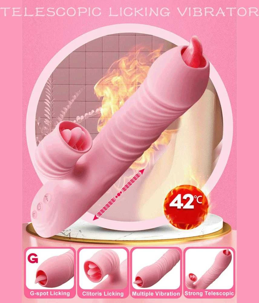 B Series Lyla B serijos Lyla Rabbit vibratorius šildo judrų liežuvį ir sukasi