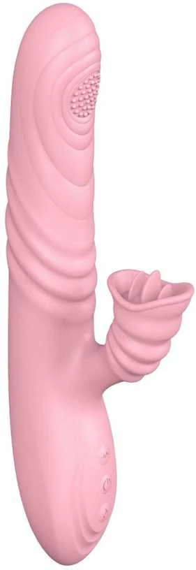 B Series Lyla B serijos Lyla Stūmoklinis vibratorius su sex masažuoklis 20 režimų 23cm