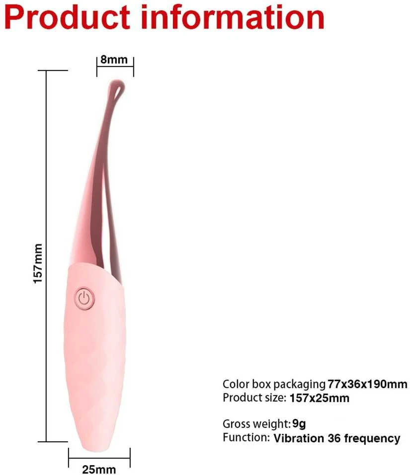B Series Lyla B serijos Lyla Vibrator stimuliatorius klitorio masažuoklis 36 režimas 15 cm