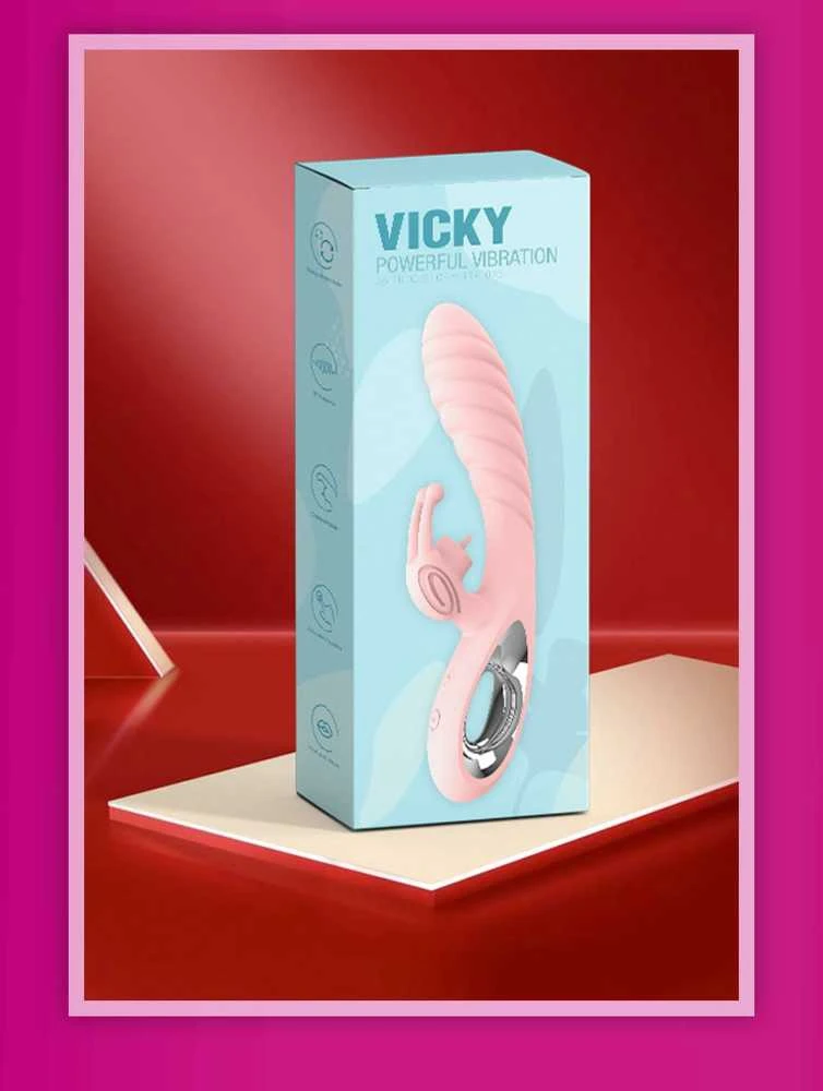 B Series Lyla Wibrator-Vicky USB -Rožinė