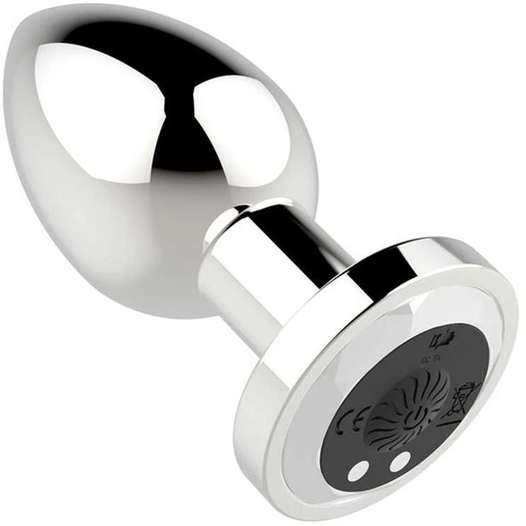 B Series Magic Stimuliatorius-įkraunamas užpakalio kištukas Vibratorius USB 10 Funkcijos - Sidabrinė