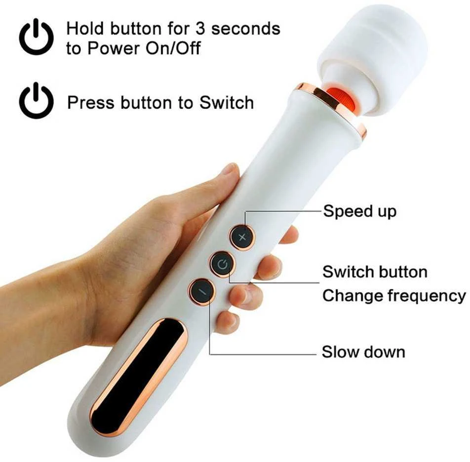 B Series Magic B serijos Magic Masažuoklis klitoriui makšties bodywand usb lazdelė
