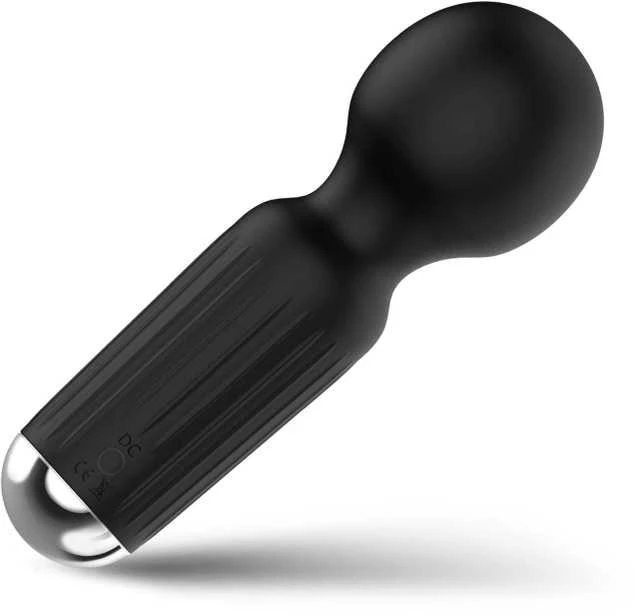 B Series Magic Stimuliatorius-įkraunamas Mini Masager USB 20 Functions - Juodas