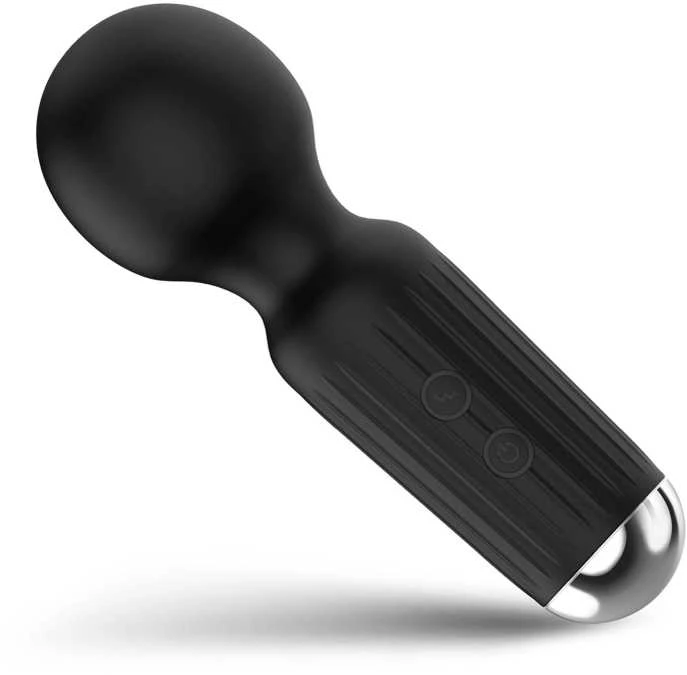 B Series Magic Stimuliatorius-įkraunamas Mini Masager USB 20 Functions - Juodas