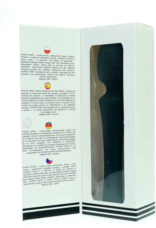 B Series Magic B serijos Magic Clitoral stimuliatorius, stiprus, įkraunamas, 20 cm, 8 režimai