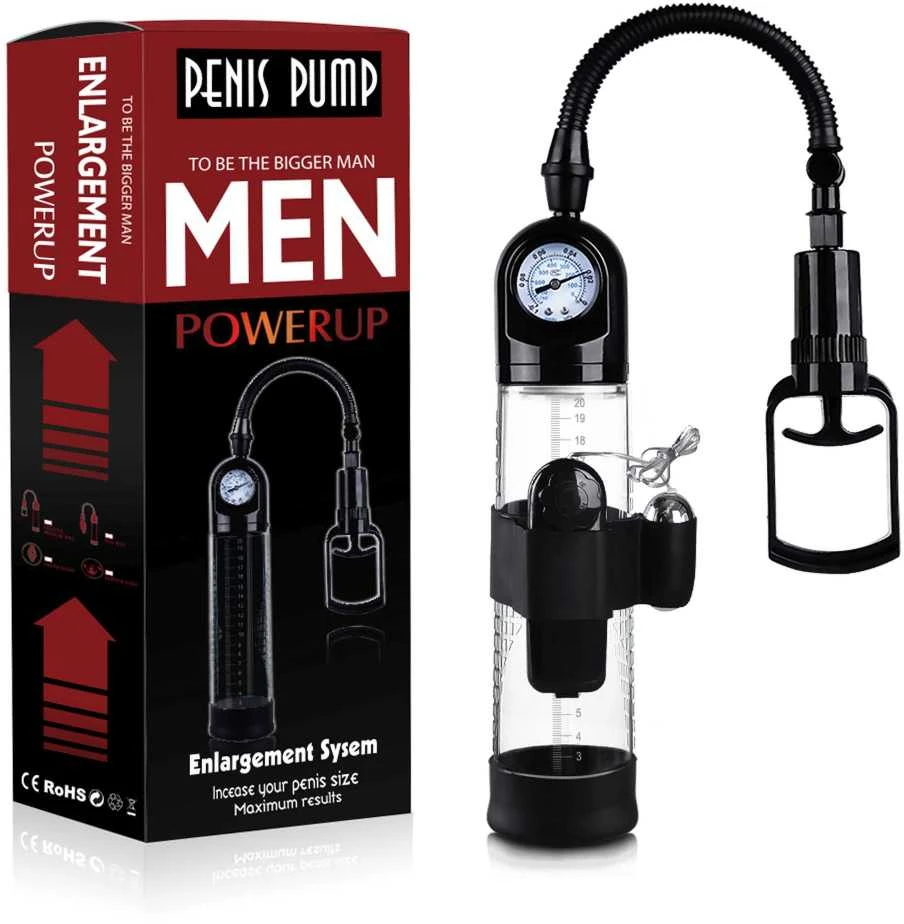 B Series Power B serijos Power Vakuuminis erekcijos siurblys varpai su manometru