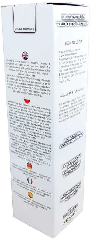B Series Power B serijos Power Pump, kuris padidina varpą ir suteikia stiprią erekciją