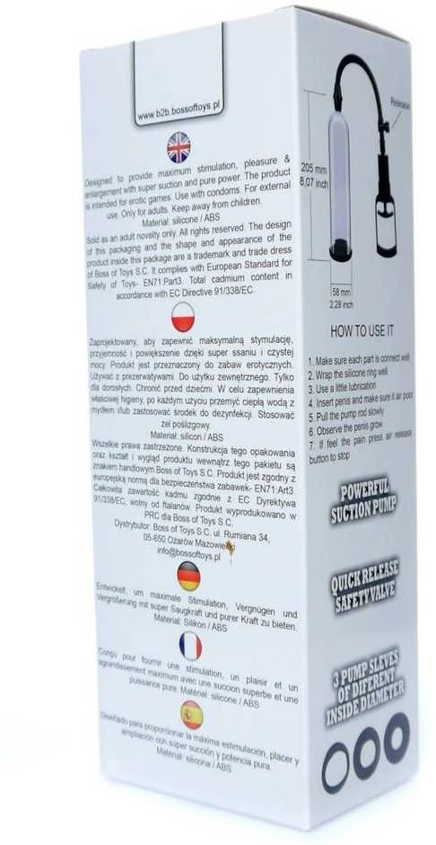 B Series Power Pompka-Powerpump MAX 0.2 - Juodas&Clear