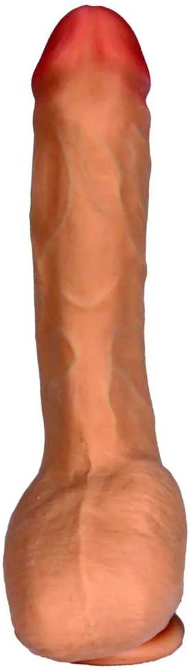 B Series Real Dildo penis su cyberskóry natūralus 7trybów 25cm