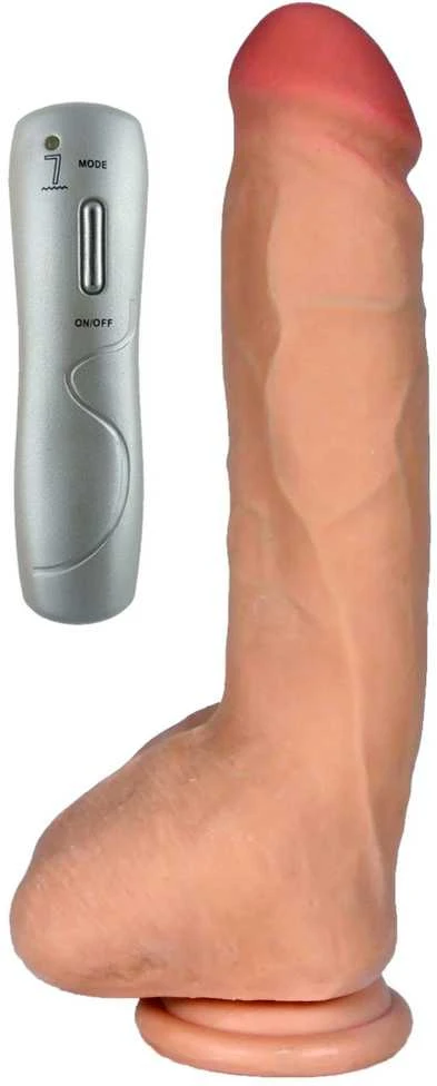 B Series Real Dildo penis su cyberskóry natūralus 7trybów 25cm