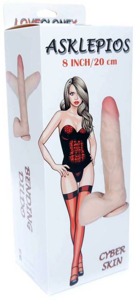 B Series Real B serijos Real Dildo su stuburu, varpa su sėklidėmis, 23cm