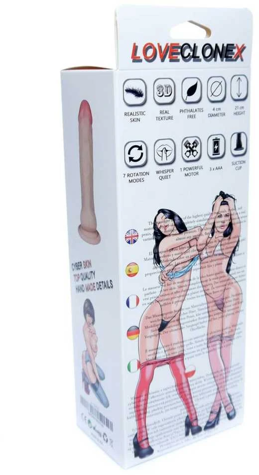 B Series Real B serija Realistinis kaip penis, cyberskin dildo, 21 cm