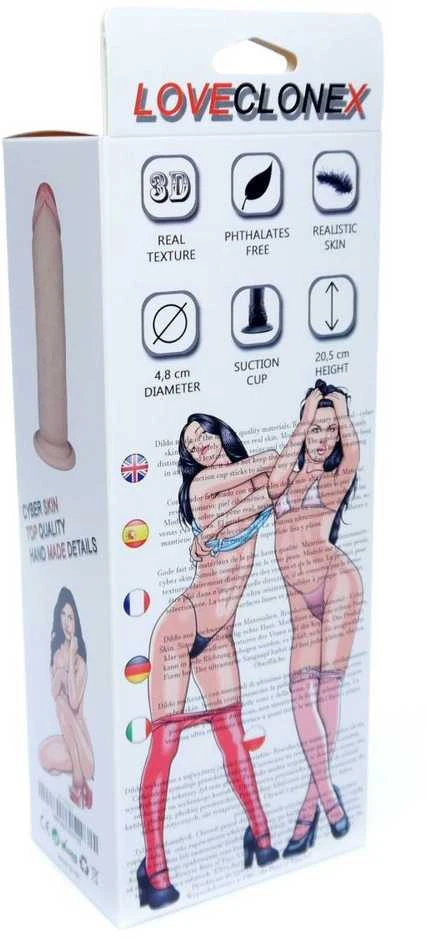 B Series Real Dildo-POTOS-LOVECLONEX 7""